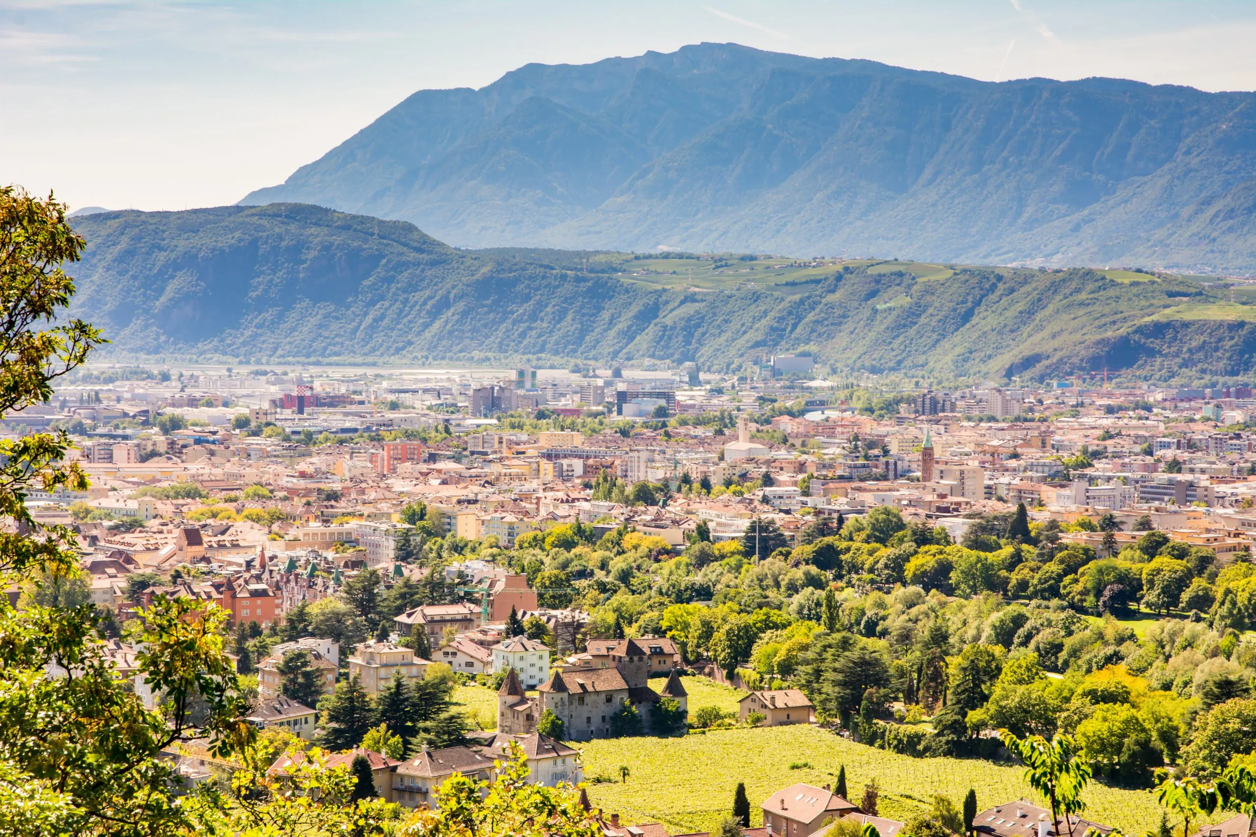 Uitzicht over Bolzano